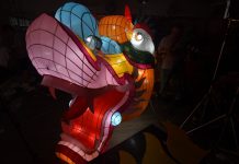 中秋維園燈會展巨型吉祥金龍