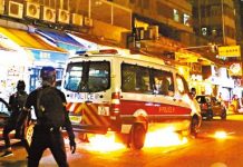 暴行遍全港 警員遭狙擊