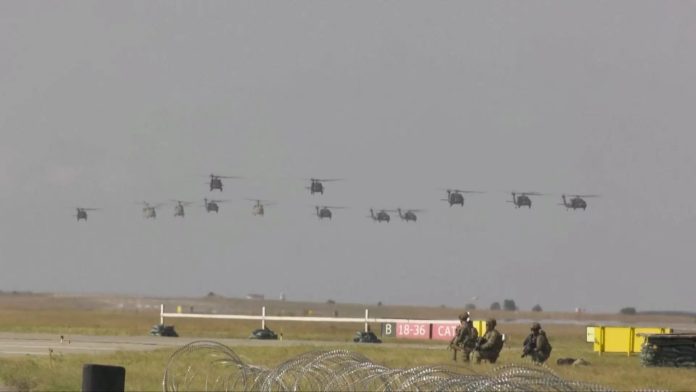 美國陸軍第101空降師在羅馬尼亞境內演練.webp