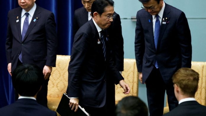 日本首相岸田文雄所屬派系宏池會涉及漏報政治資金