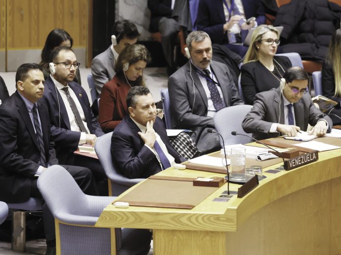 Security Council Meeting at the UN Concerning the Situation in Venezuela